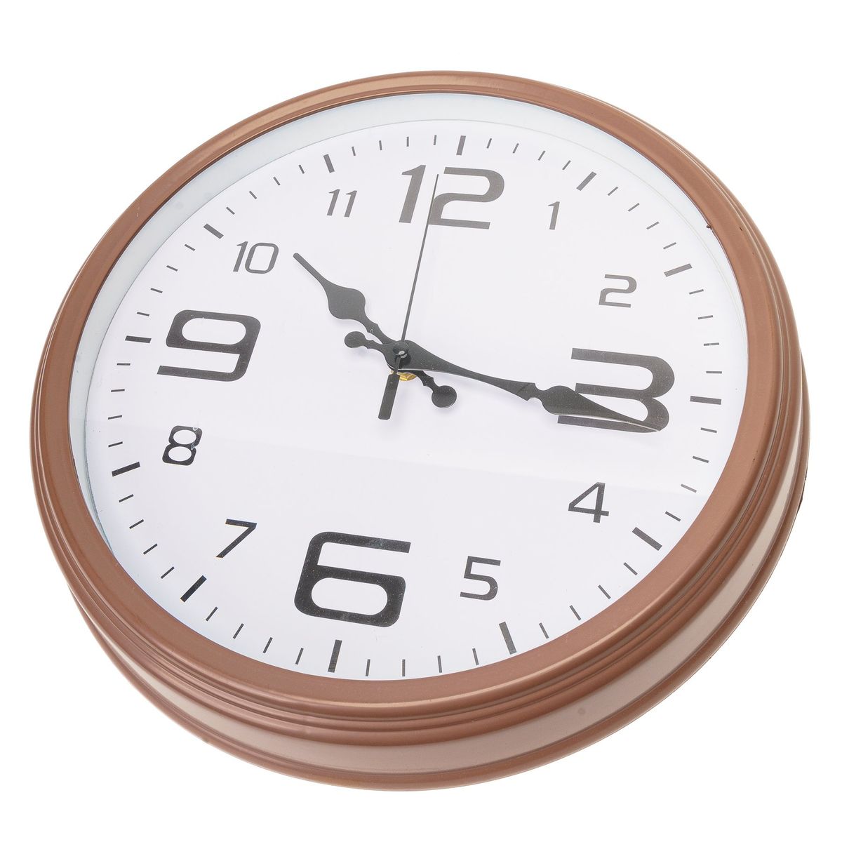 CHINITOWN - Reloj de Pared Liso Café Negro Chinitown