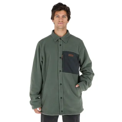BUFFALO CHILE - Camisa Budi Gris Oscuro Hombre
