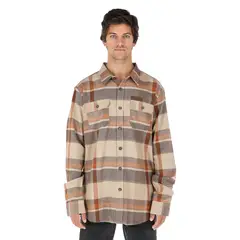 BUFFALO CHILE - Camisa Corteza Cafe Hombre
