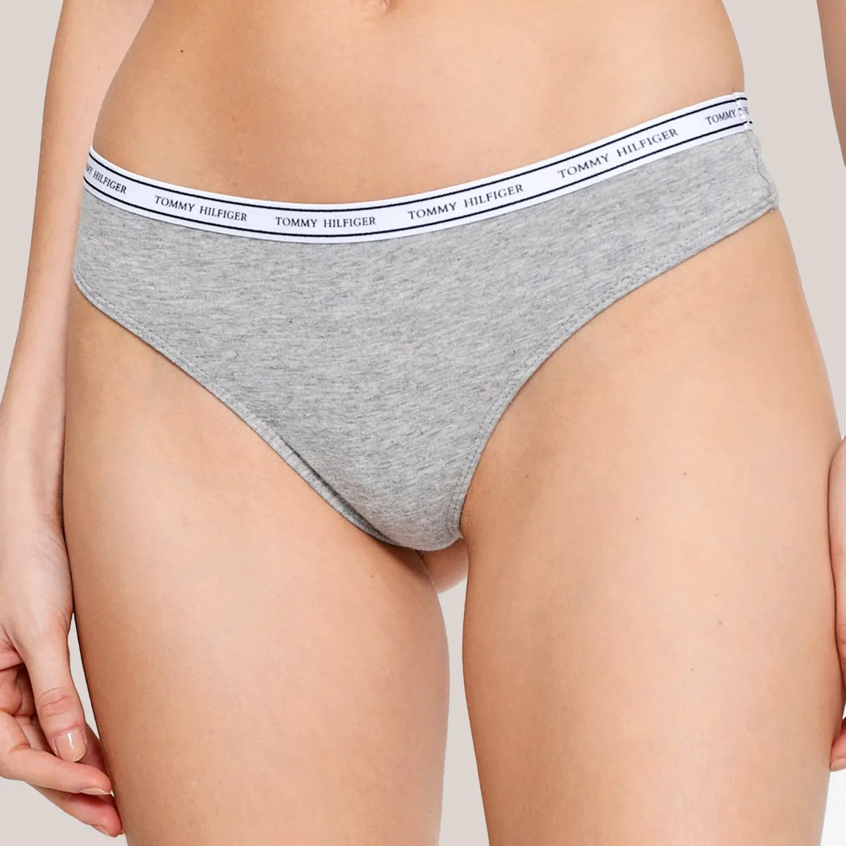 TOMMY HILFIGER - Colaless Classic Cotton Gris Tommy Hilfiger