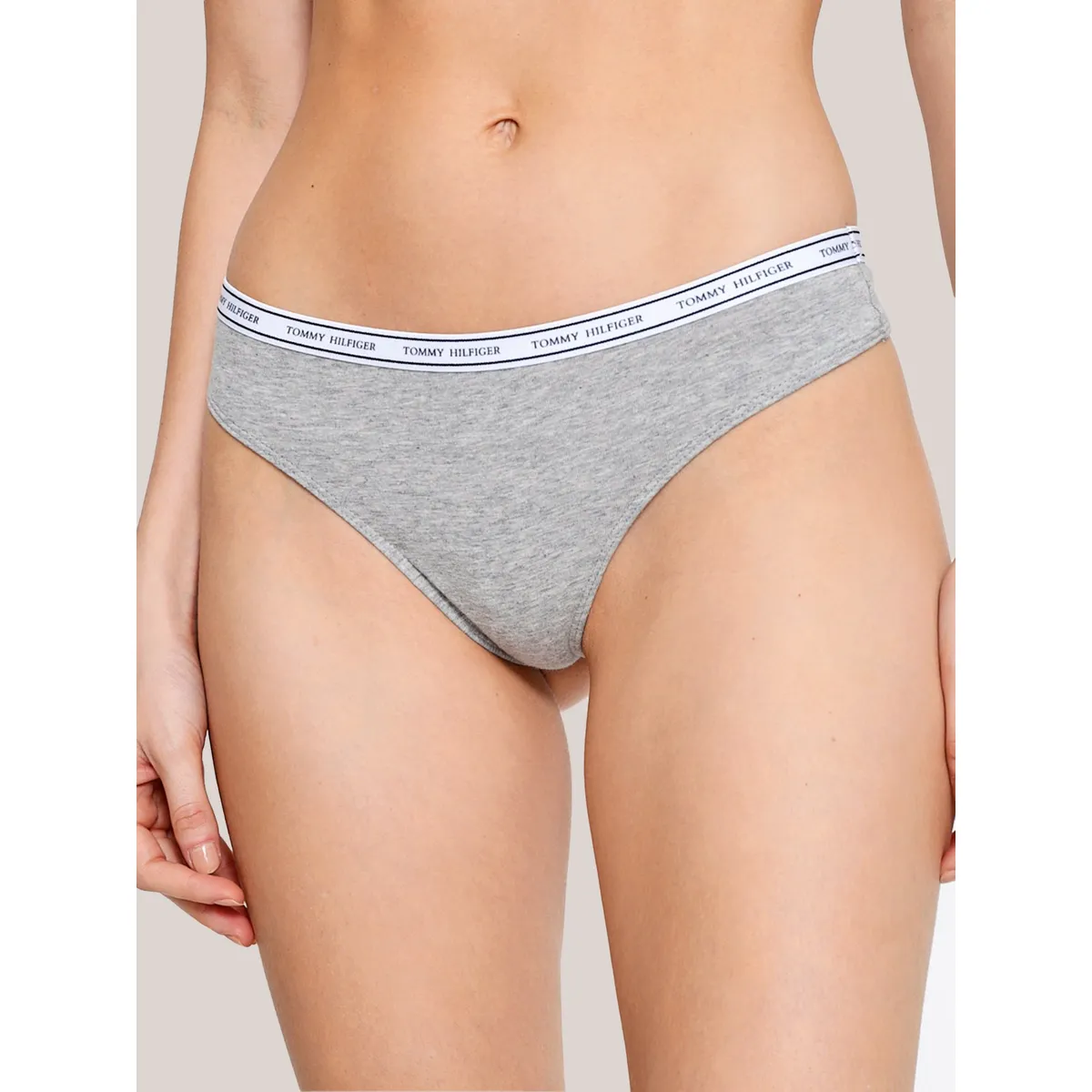 TOMMY HILFIGER - Colaless Classic Cotton Gris Tommy Hilfiger
