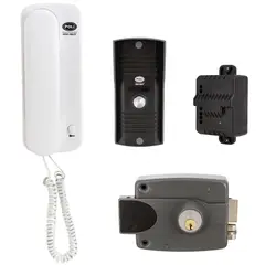 POLI - Kit Cerradura Eléctrica Portero 3010 Citófono