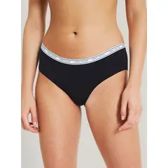 TOMMY HILFIGER - BIKINI CLASSIC COTTON MINI LOGO NEGRO