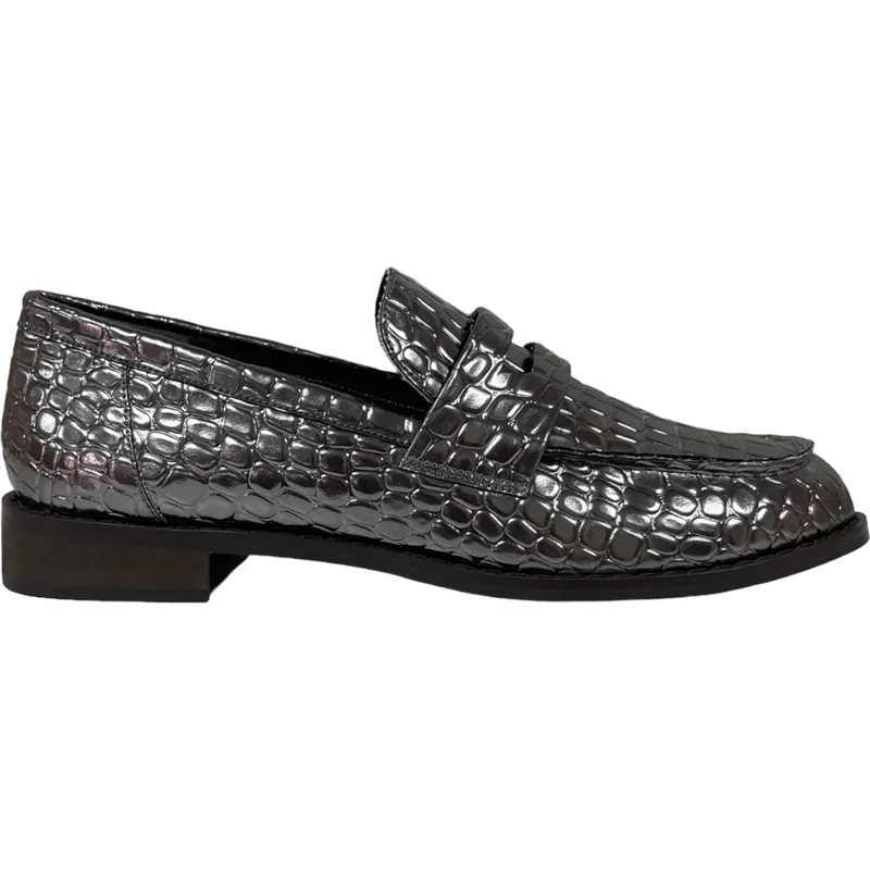 DETOGNI - Mocasín Mujer Plateado Salamanca Detogni DETOGNI