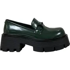DETOGNI - Mocasín Mujer Verde Madrid