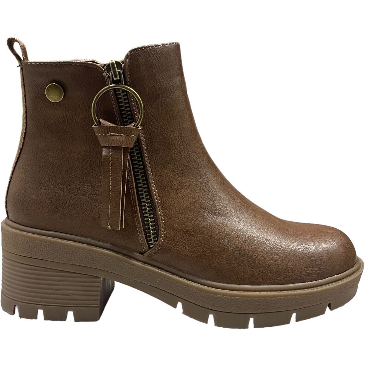 DETOGNI - Botin Mujer Camel New York Detogni DETOGNI