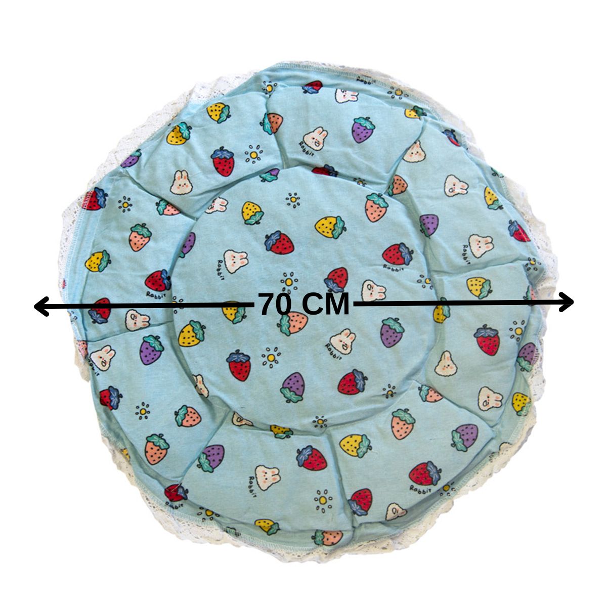 GENERICO - Cama para mascota 70cm Azul Bighouse