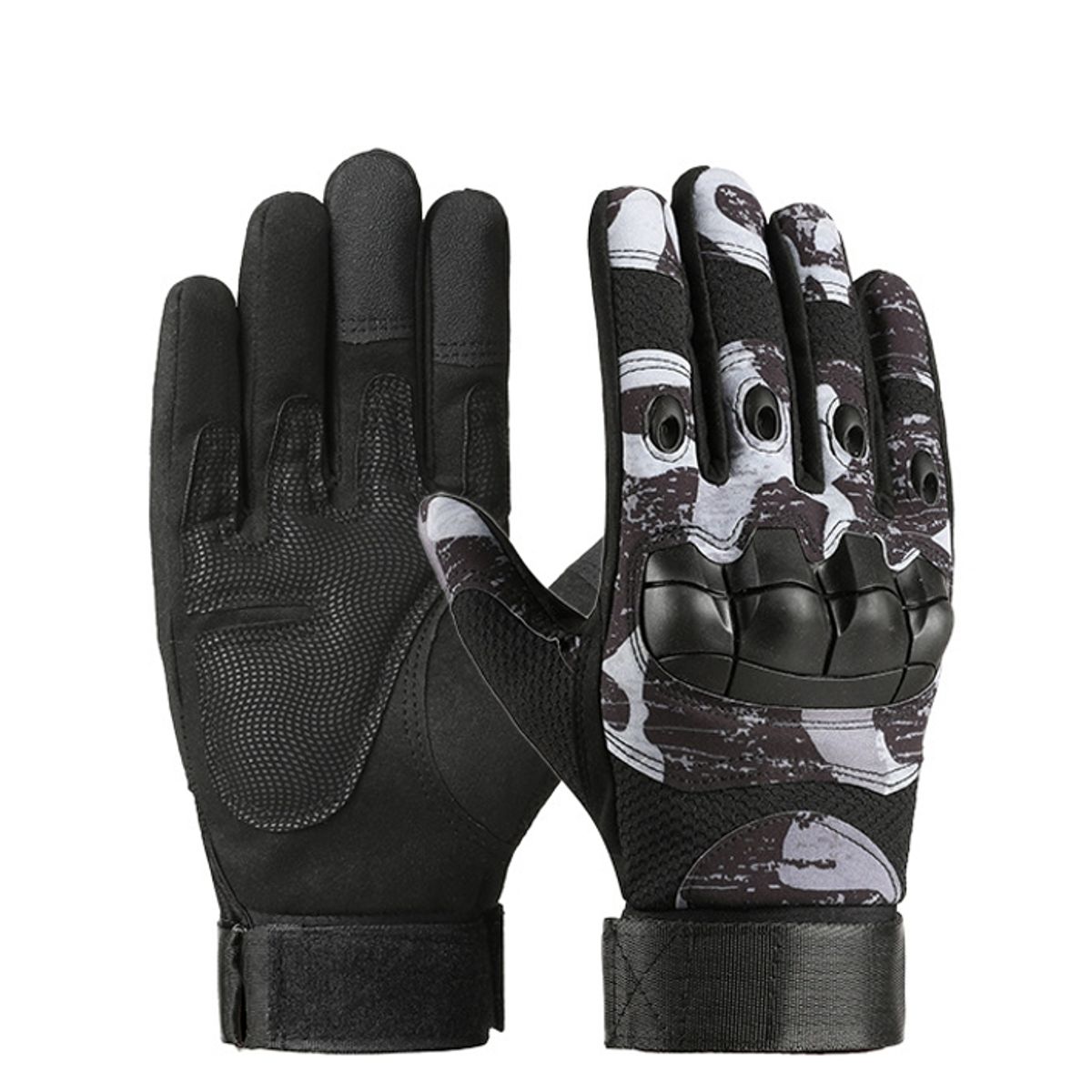 DEFENSOR FOREVER - Guantes Tacticos Con Dedos Negro