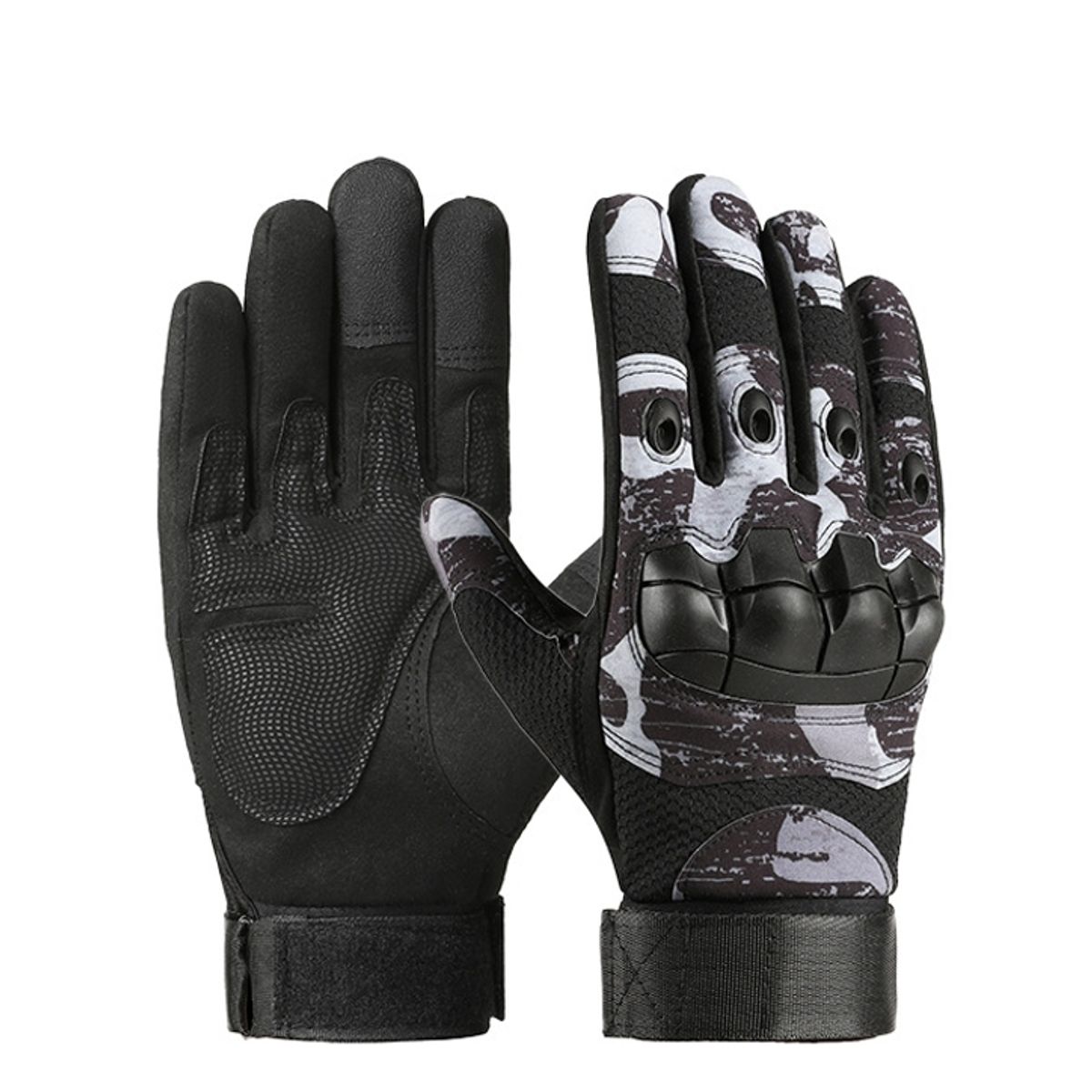 DEFENSOR FOREVER - Guantes Tacticos Con Dedos Negro