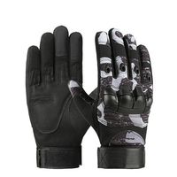 Guantes Tacticos Con Dedos Negro