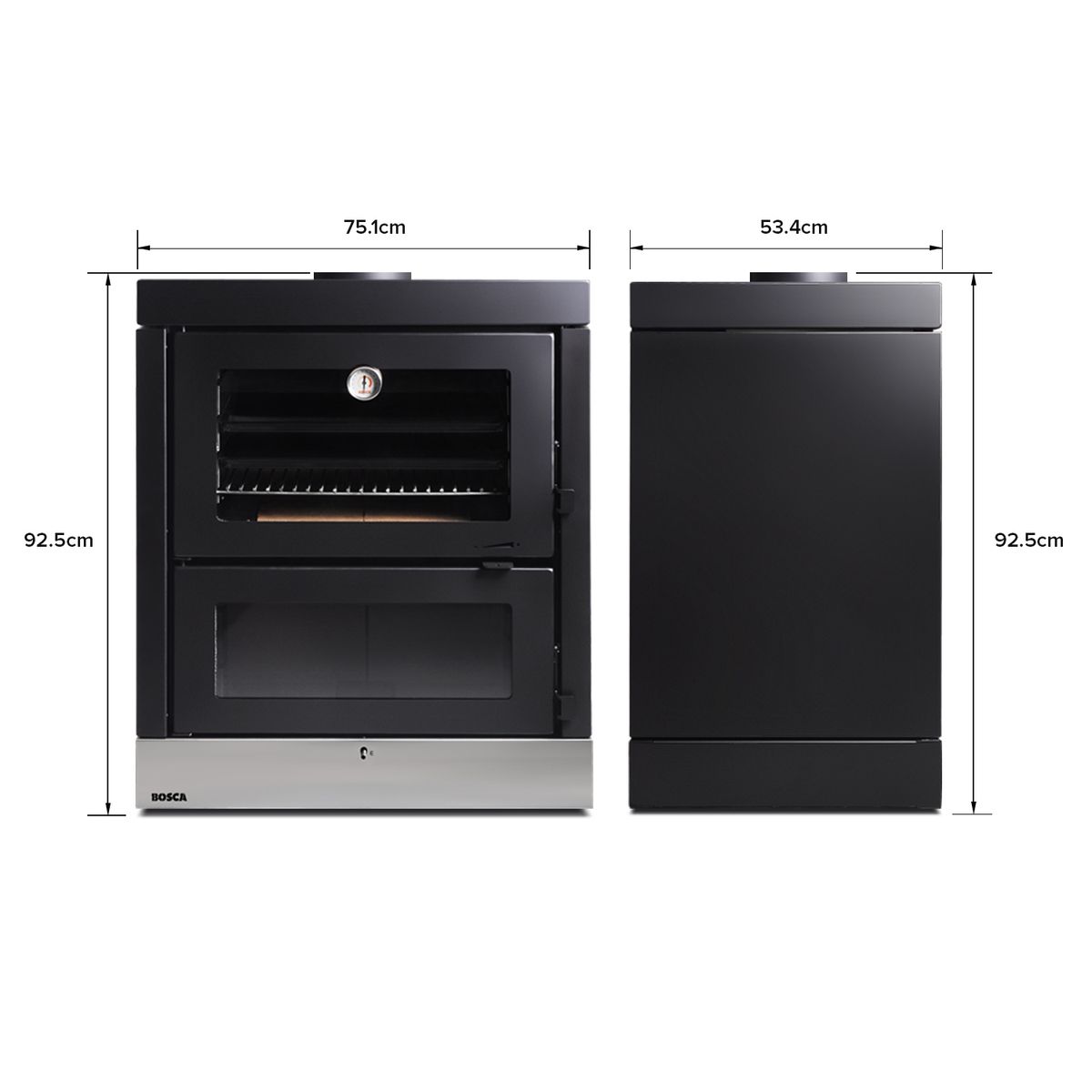 BOSCA - Horno a leña Doble Cámara