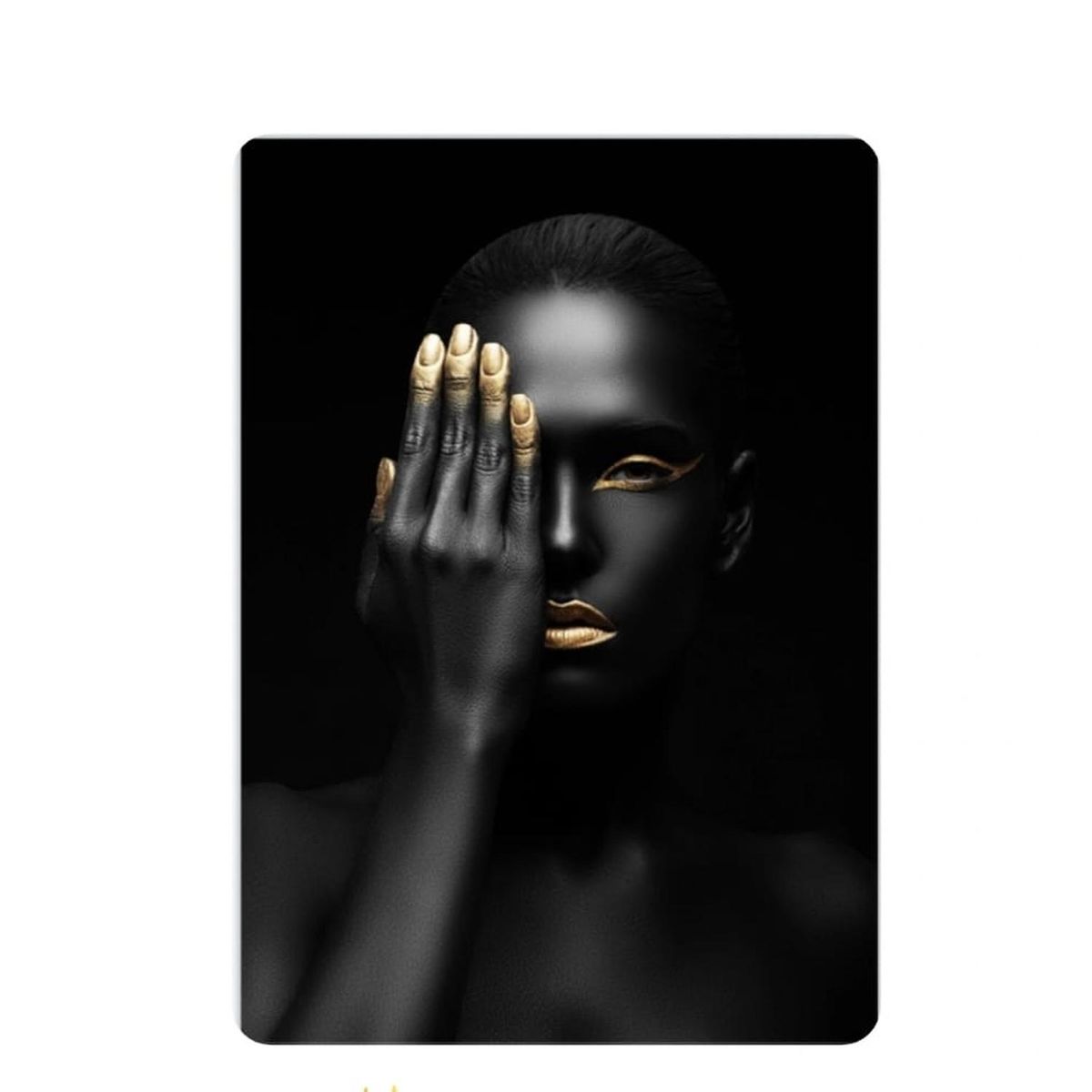 TERRA ESTILO - Cuadro Mujer Mano en el Ojo