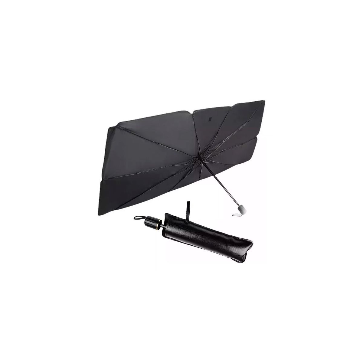 GENERICO - Quitasol Parasol Parabrisas Auto Tipo Sombrilla Cubre Sol