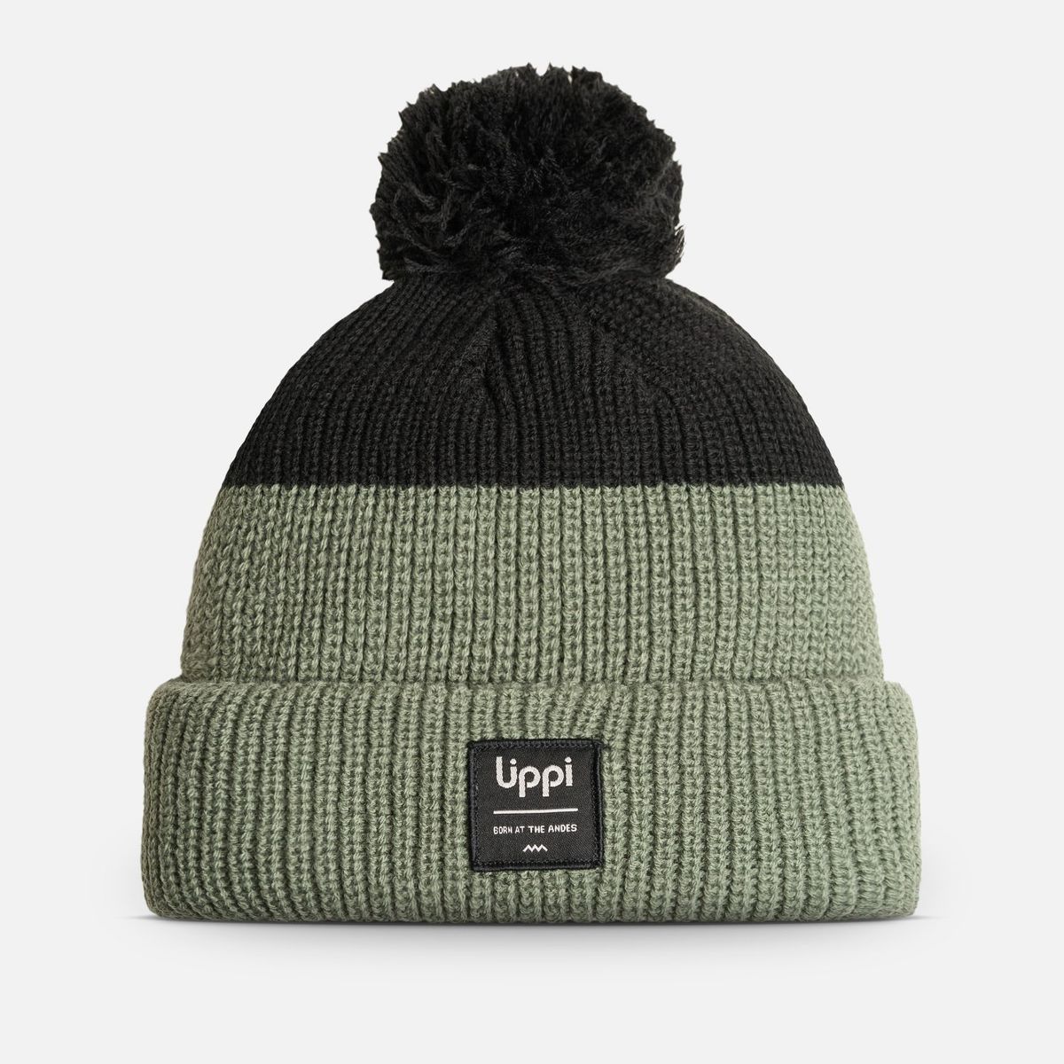 LIPPI - Gorro Unisex Fly Line Pom Blend-Pro Beanie Verde Lippi
