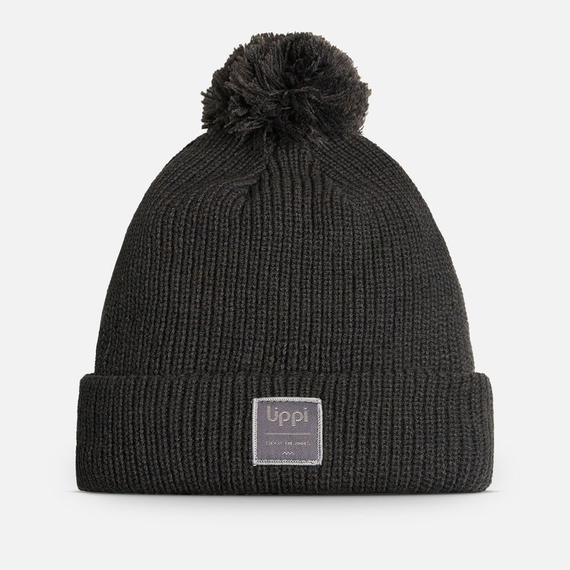 LIPPI - Gorro Unisex Fly Line Pom Blend-Pro Beanie Grafito Lippi