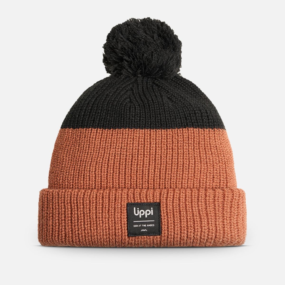 LIPPI - Gorro Fly Line Pom Blend-Pro Beanie Cafe Lippi