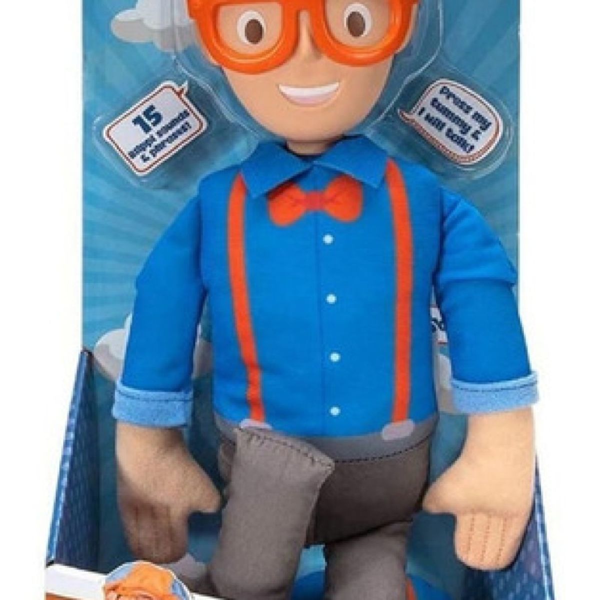 JAZWARES - Blippi Peluche Interactivo