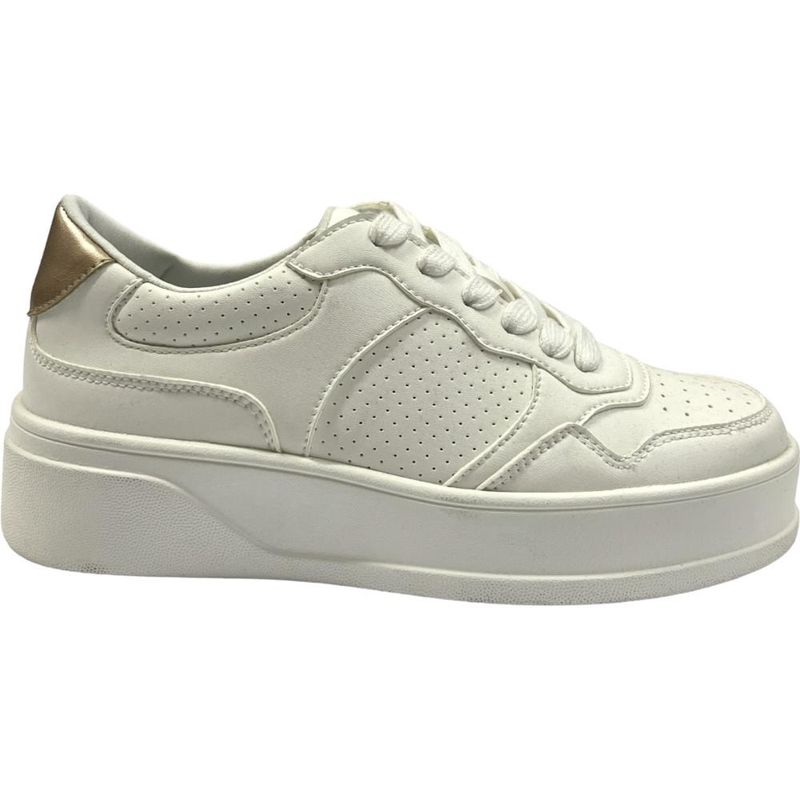 DETOGNI - Zapatilla Mujer Blanco Chic Detogni - Blanco - 41
