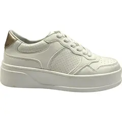 DETOGNI - Zapatilla Mujer Blanco Chic - Blanco