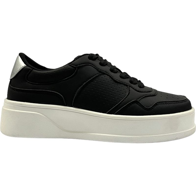 DETOGNI - Zapatilla Mujer Negro Chic Detogni DETOGNI