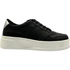 DETOGNI - Zapatilla Mujer Negro Chic