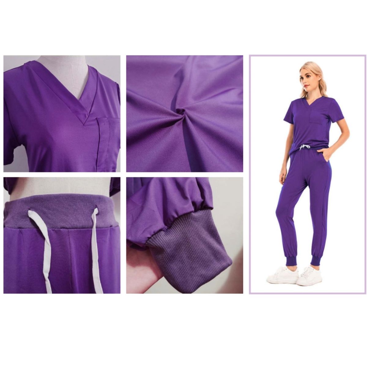 GENERICO - Uniforme clinico morado
