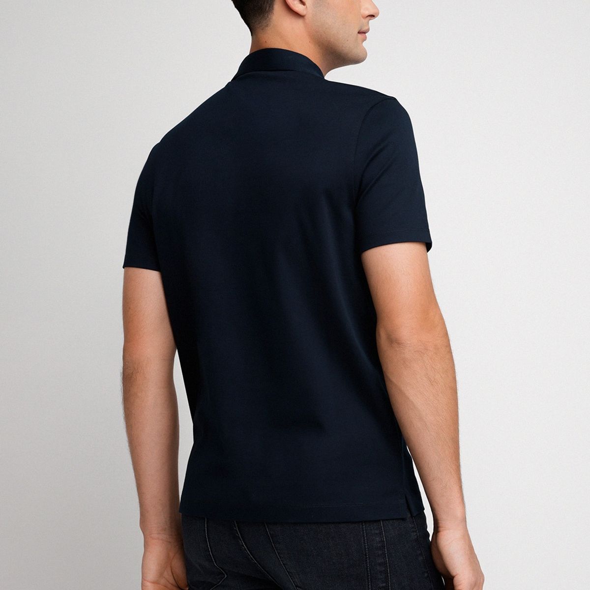 PERRY ELLIS - Polera Hombre Polo Lisa Navy