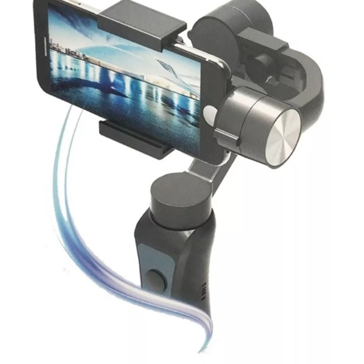 GENERICO - Estabilizador Gimbal 3 Axis Celular Steadycam iPhone Samsung Negro