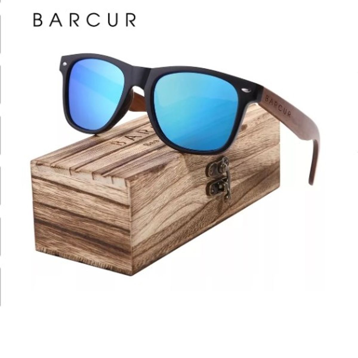GENERICO - Anteojos de sol polarizados Barcur BC8700 Lente Azul