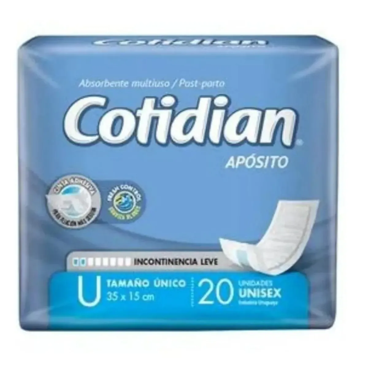 COTIDIAN - Apósito Cotidian Multiuso Post Parto 20 Unidades