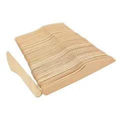 OMNIPACK - Cuchillos De Madera Ecológicos 16 cm (200 Unidades)