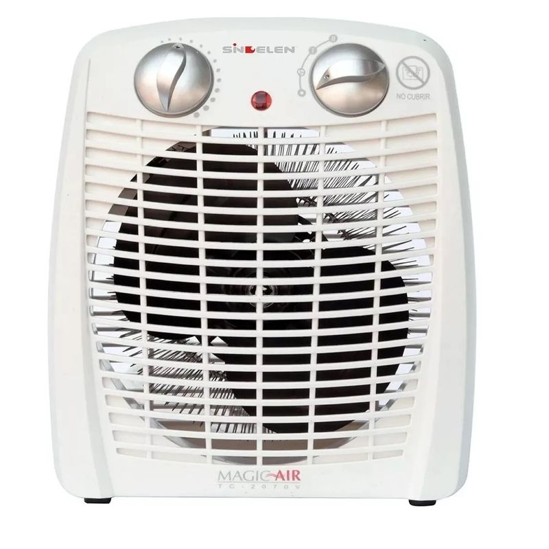 GENERICO - Turbo Calefactor Horizontal Sindelen 1920 W Color Blanco