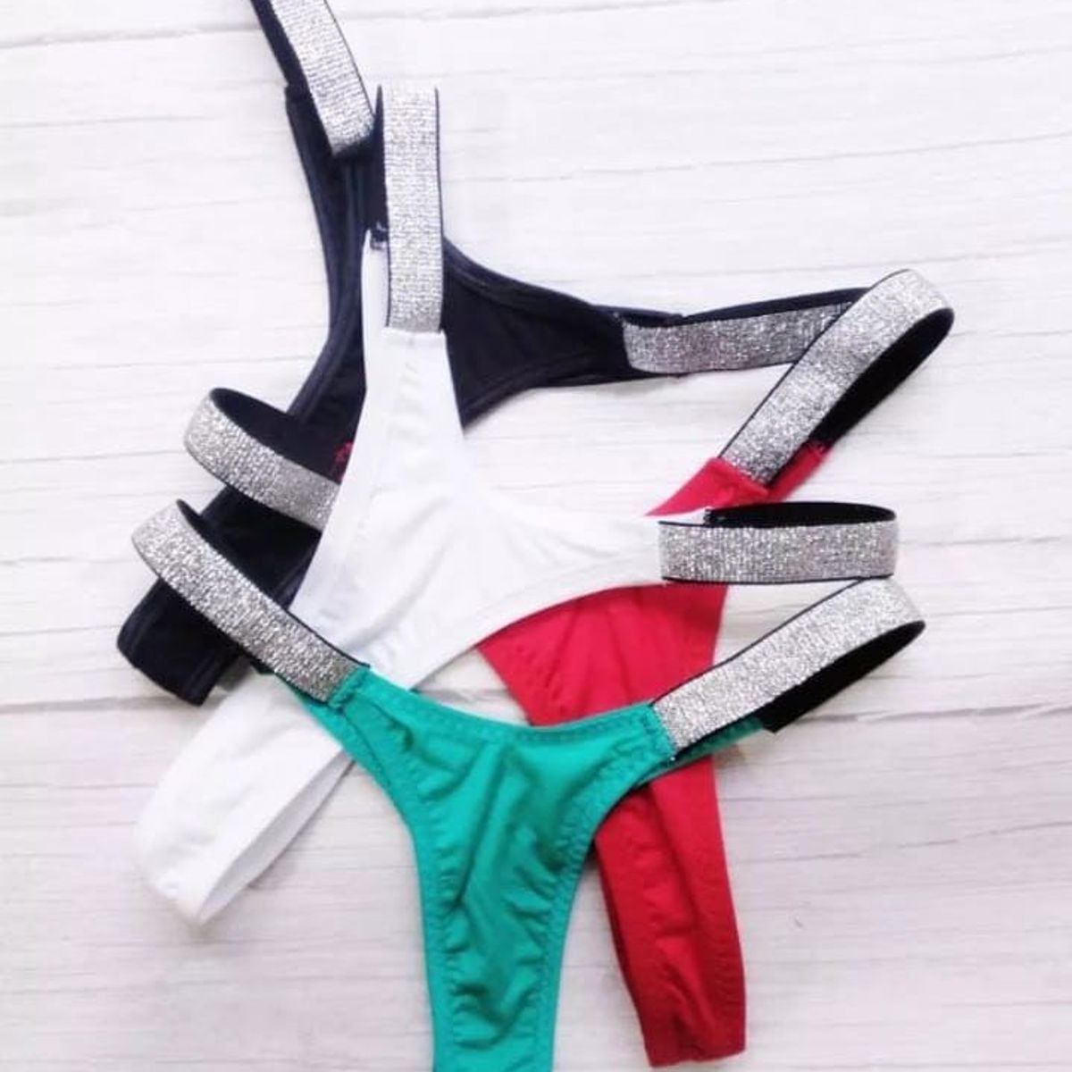 BANDIIT - Super Pack De  4 unds Tanga Colales Algodon
