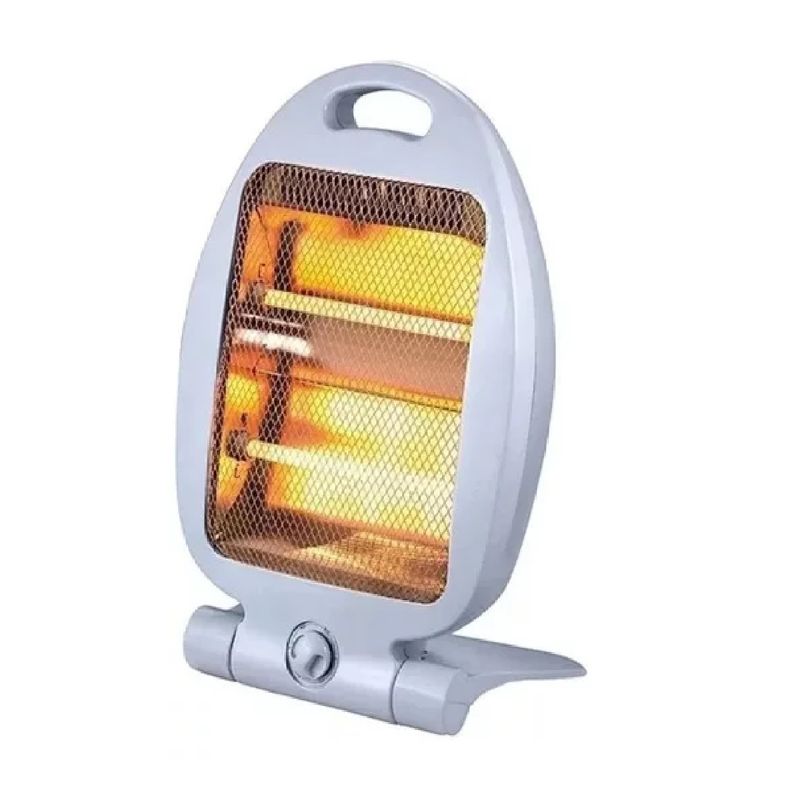 GENERICO - Calefactor Estufa Halógeno 800w Bajo Consumo Estufa Color Blanco
