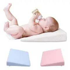 GENERICO - Cojín Almohada Anti-reflujo Para Bebé Rosa.