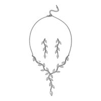 Set De Collar Y Aros Para Fiesta Canela