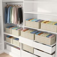 4pcs Bolsas Organizador Ropa Caja Plegable Almacenamiento