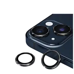 GENERICO - Protector De Camara Para iPhone 15-15 Plus - Negro