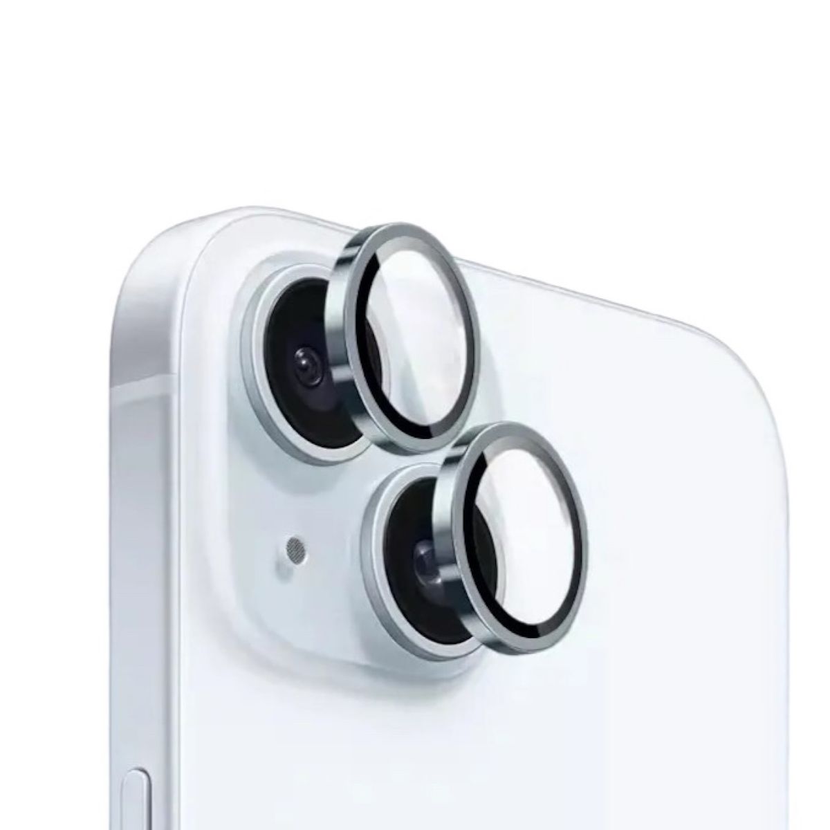 GENERICO - Protector De Camara Para iPhone 15-15 Plus - Azul