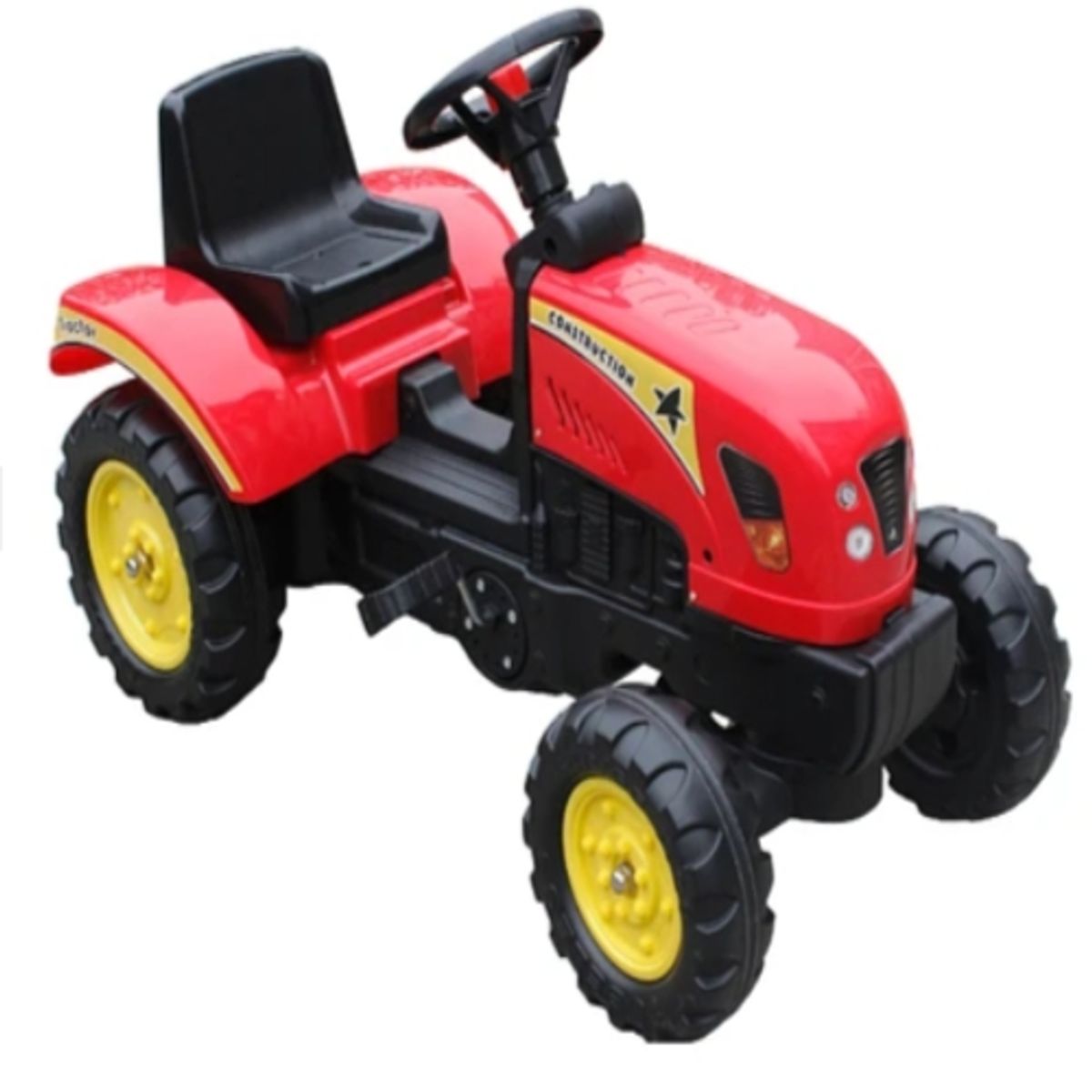 KIDSCOOL - Tractor  A Pedales Rojo