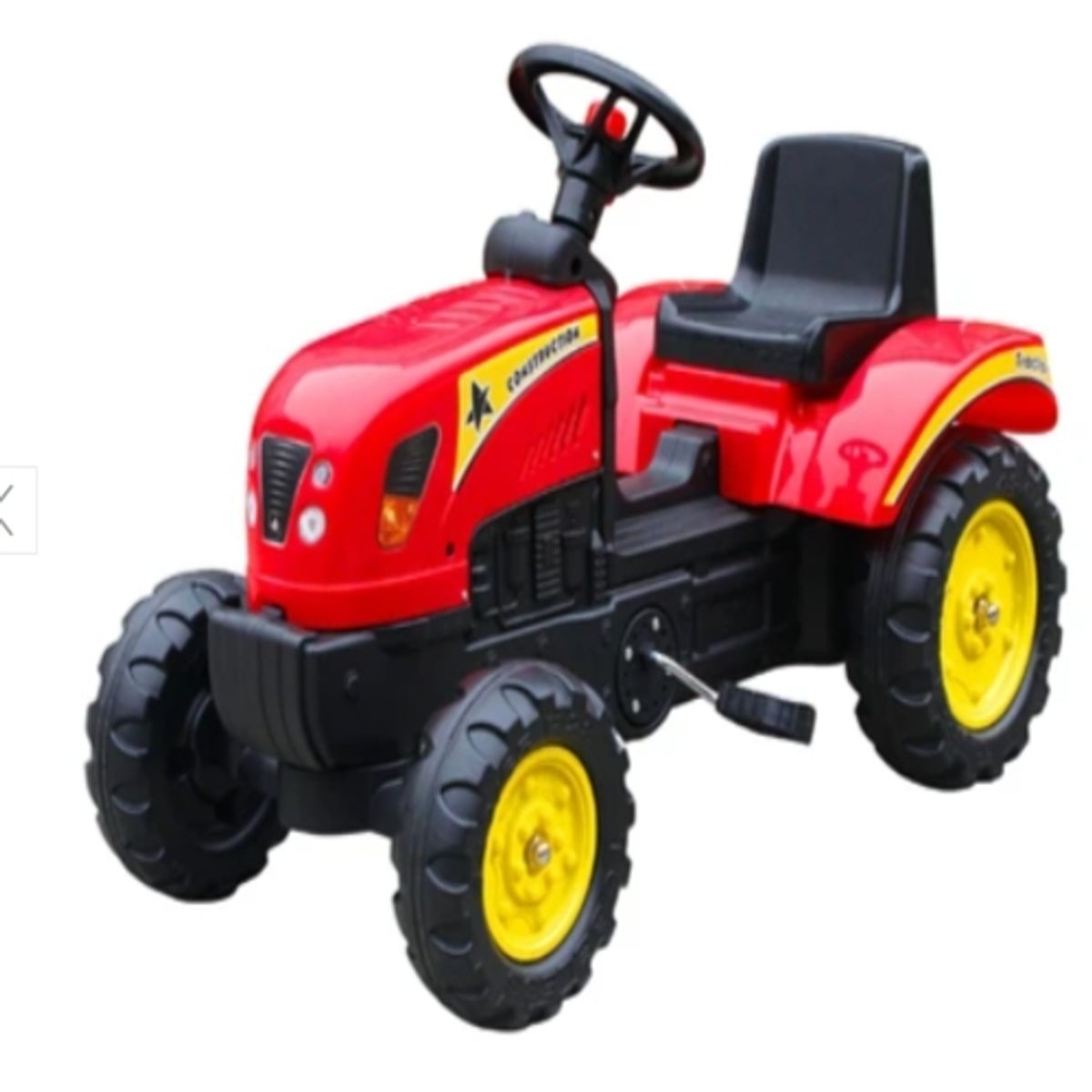 KIDSCOOL - Tractor  A Pedales Rojo