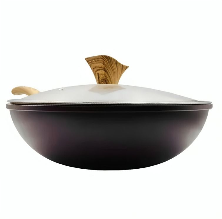 WOK STONE CON TAPA 30CM.