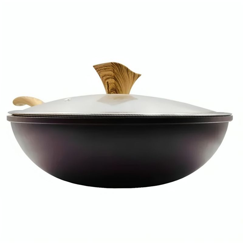 OEM - WOK STONE CON TAPA 30CM