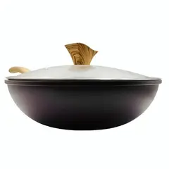 OEM - WOK STONE CON TAPA 30CM