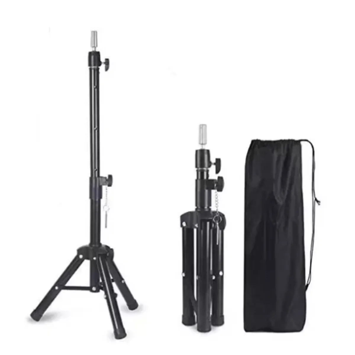 GENERICO - Soporte Atril Pedestal Trípode Para Cabeza Tecnica Negro