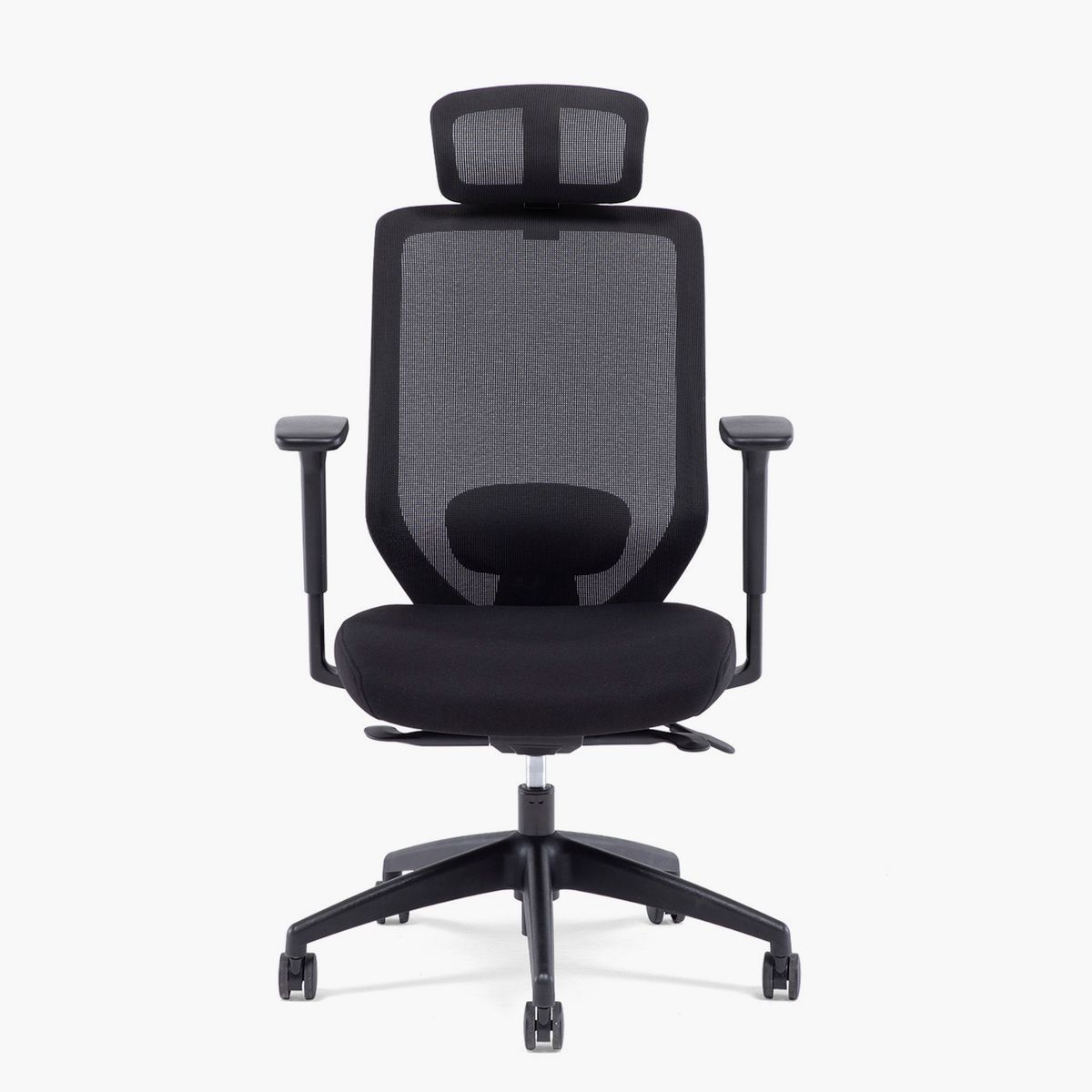 FORM OFFICE - Silla Oficina Focus Negro con cabecero Form