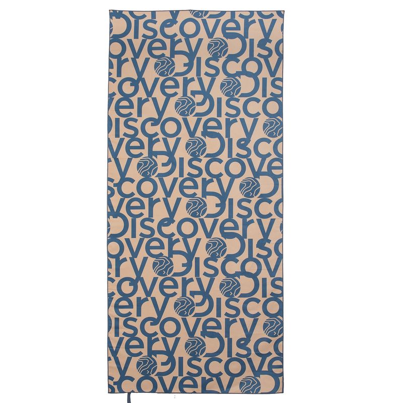 DISCOVERY - Toalla Microfibra grande Gris - Beige Discovery 90 x 200
