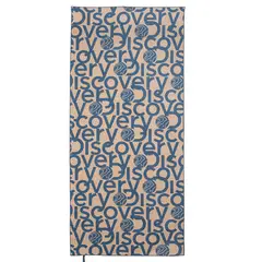 DISCOVERY - Toalla Microfibra grande Gris - Beige 90 x 200