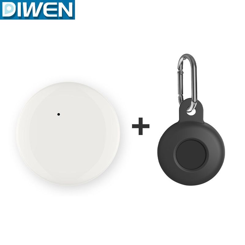 DIWEN - Dispositivo antipérdida para iPhone funda protectora Negro