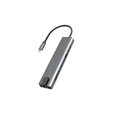 TECNOLAB - Hub Conector Tipo C 8 En 1 - SC